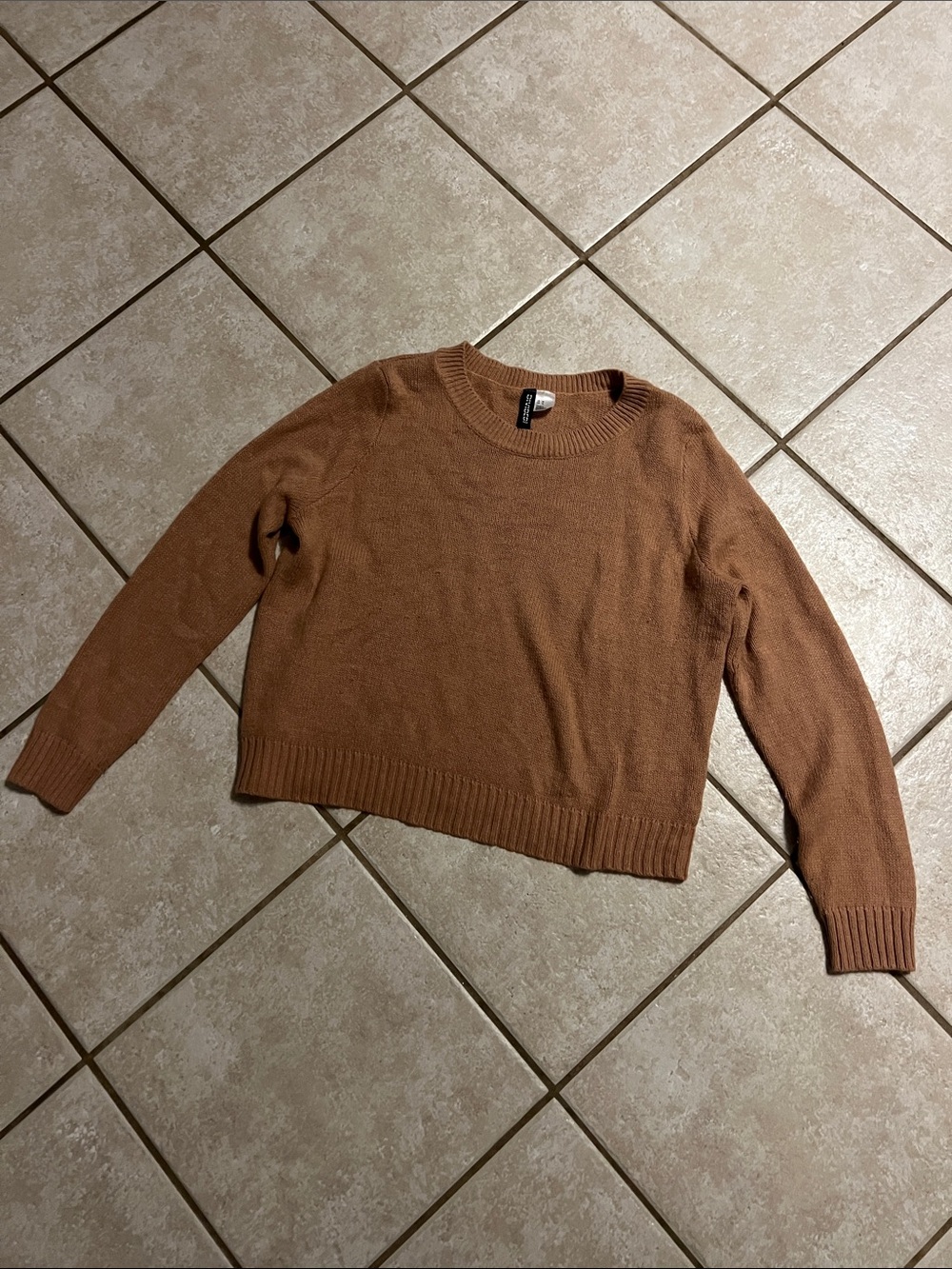 H&M Women's Scoopneck Sweater in mauve